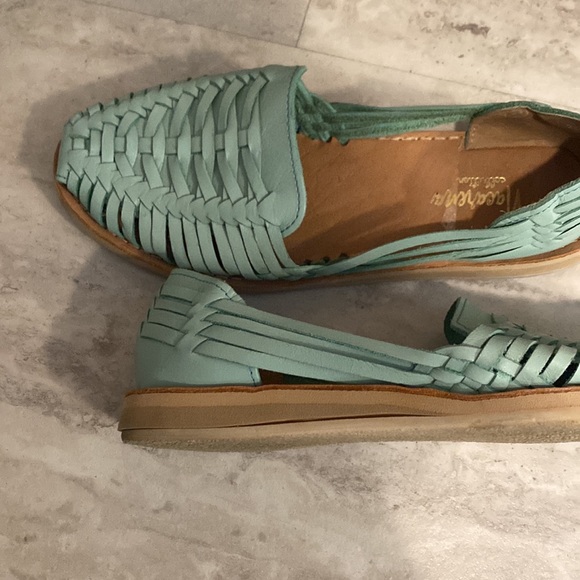 Shoes Artisan Leather Huarache Handmade Women's Shoe Embroidery Size 9.5 - Picture 13 of 13